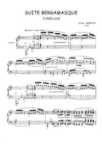 Suite bergamasque I. Prélude - Claude Debussy